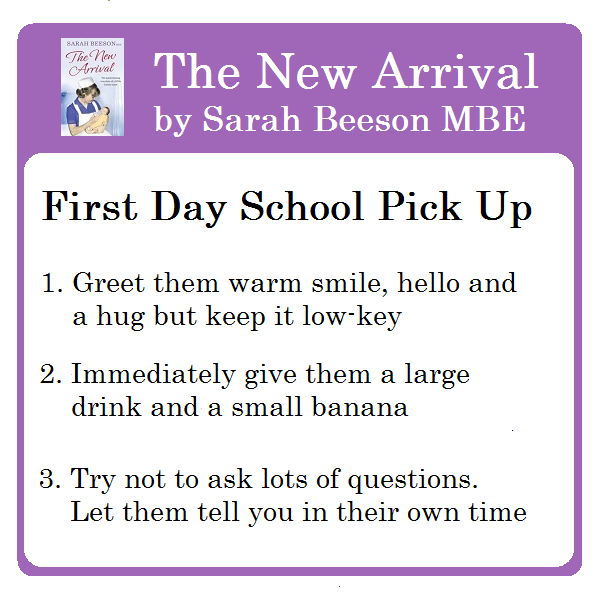 story my first day school